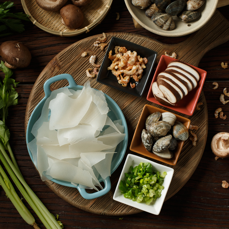 锅边糊 福州特产 闽清锅边糊片 鼎边糊小吃方便速食早点米粉片2斤 - 图1