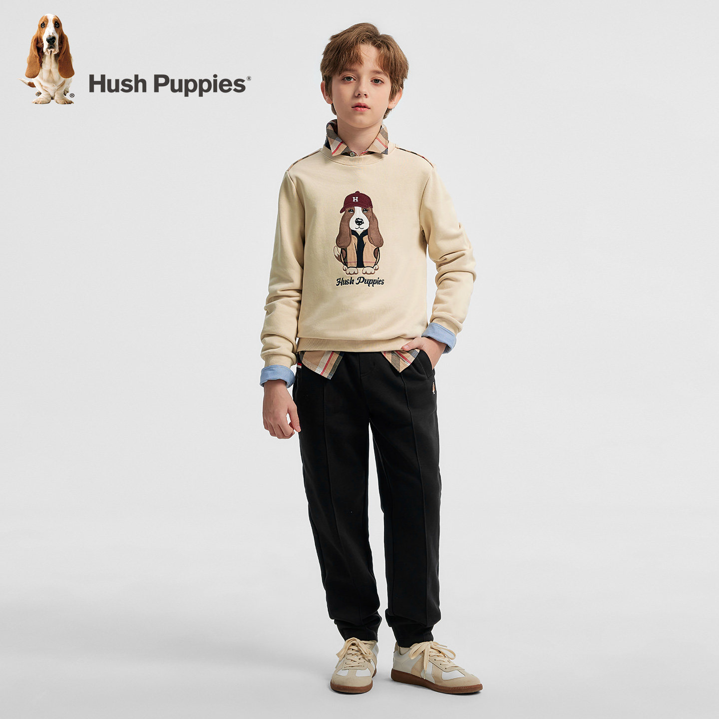 【25秋新品】暇步士童装男童卫衣大童休闲卡通上衣儿童圆领套头衫,淘宝优惠券,粉丝福利购,淘宝优惠卷