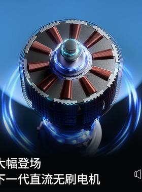 叁活桌面电风扇便携式厨房厕所壁挂循环扇充插两用桌面静音风扇