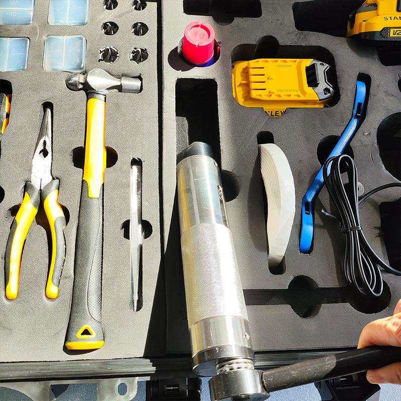 便携式毁锁器套装防盗门破拆工具组抽取锁芯破门器门锁拆除器,淘宝优惠券,粉丝福利购,淘宝优惠卷