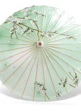 纯手工泸州分水油纸伞防雨防晒中式国风复古风古典舞蹈道具紫韵