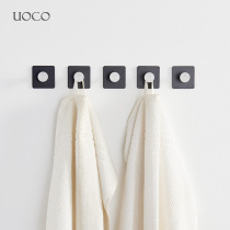 UOCO Nordic Wind Creativity Hook Free Hanging Cloths Hook Space Aluminum Walls Ins Hang Hanger Powerful Adhesive Glue