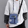Men's Japanese style simple personality sports small crossbody bag