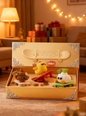 创意可爱萌宠公仔桌面摆件解压