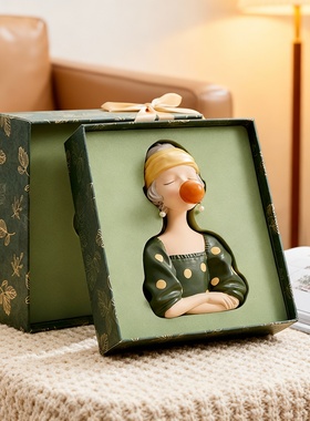 复古欧式人物造型装饰摆件礼盒