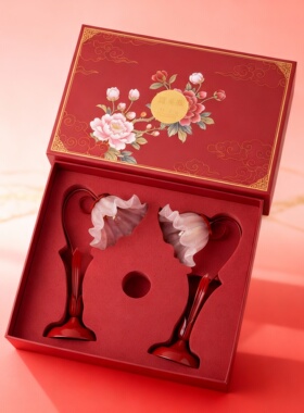 中式花鸟摆件礼盒高档送礼