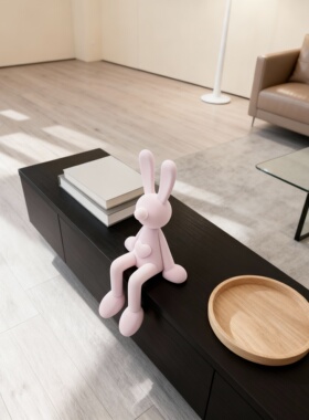 可爱兔子毛绒摆件钥匙扣女生礼物