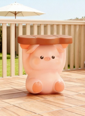 网红萌猪充气打火机可爱摆件