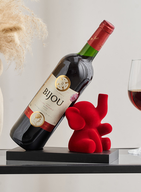 轻奢治愈红酒架客厅ins风