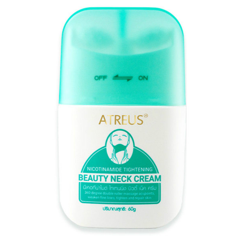 atreus双滚轮v型烟酰胺美按摩颈霜 atreus化妆品颈霜
