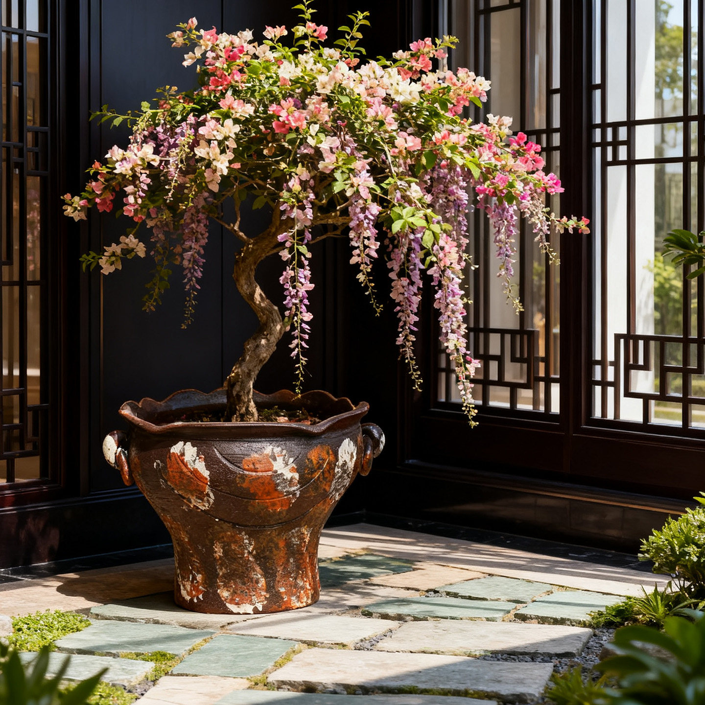 复古陶瓷花盆特大号客厅户外庭院大口径三角梅兰花老桩粗陶盆造景,淘宝优惠券,粉丝福利购,淘宝优惠卷