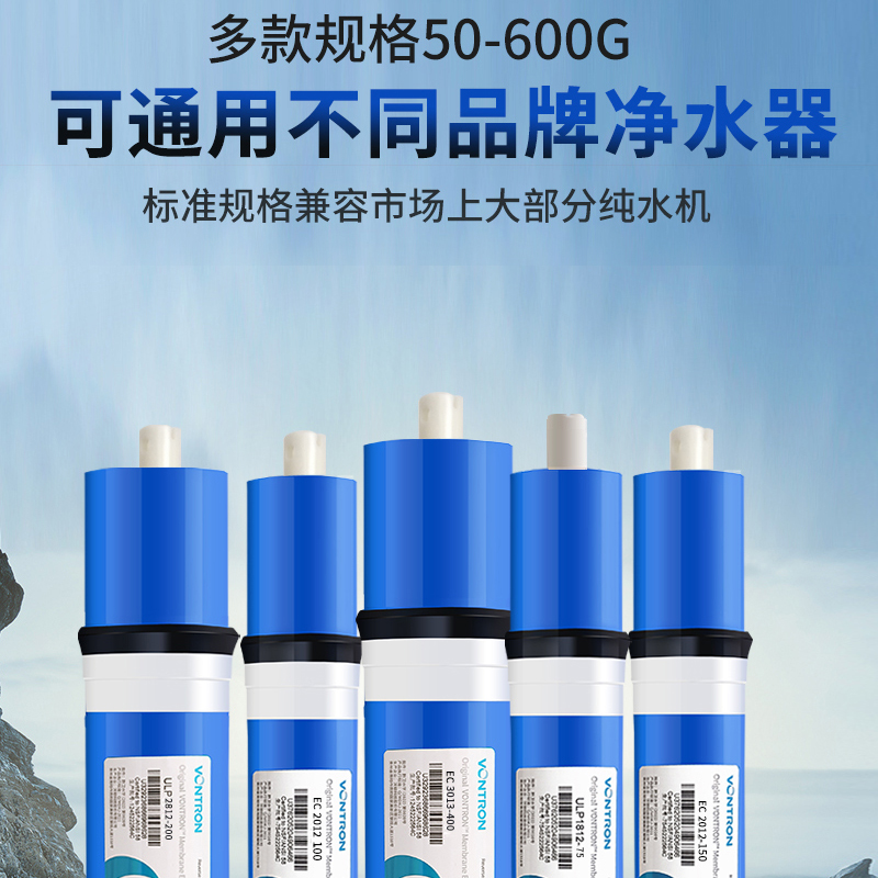 家用净水器汇通RO反渗透膜滤芯直饮水机时代沃顿75G400G600g800G - 图0