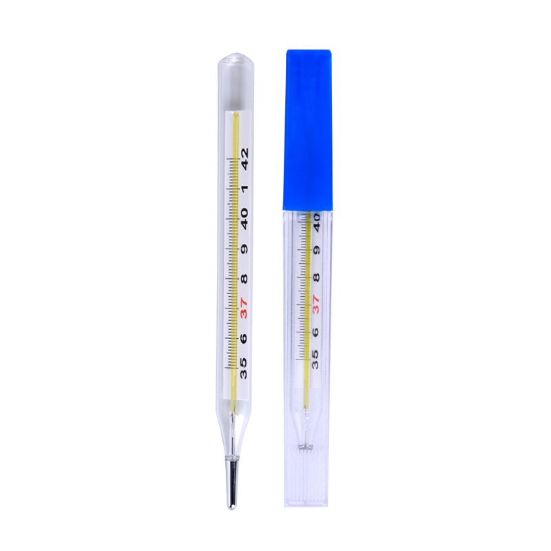 大刻度家用宝宝玻璃腋下水银体温计 通迈医疗器械体温计类