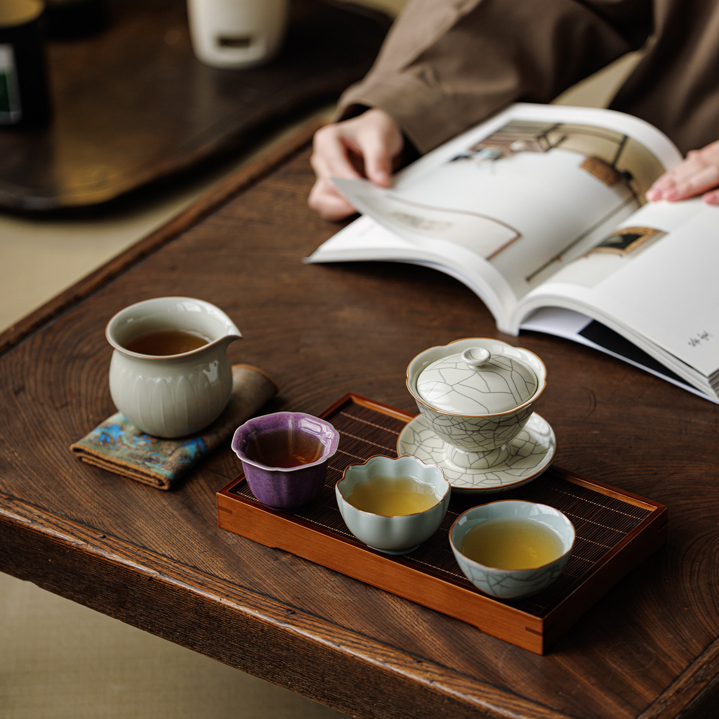 上新了故宫珍藏传承风雅颂茶具套装茶杯礼盒新年乔迁领导父亲礼物,淘宝优惠券,粉丝福利购,淘宝优惠卷