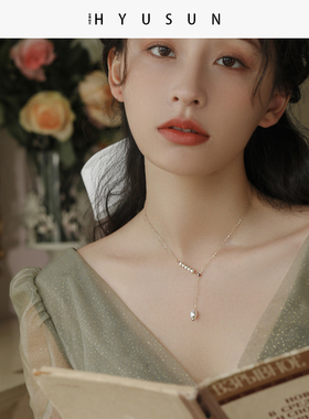 轻奢高级感天然珍珠14k包金项链