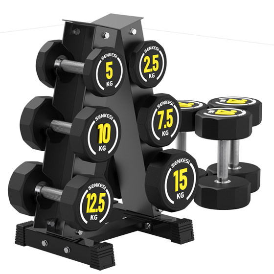 PEV pure steel ten-sided dumbbells do not roll