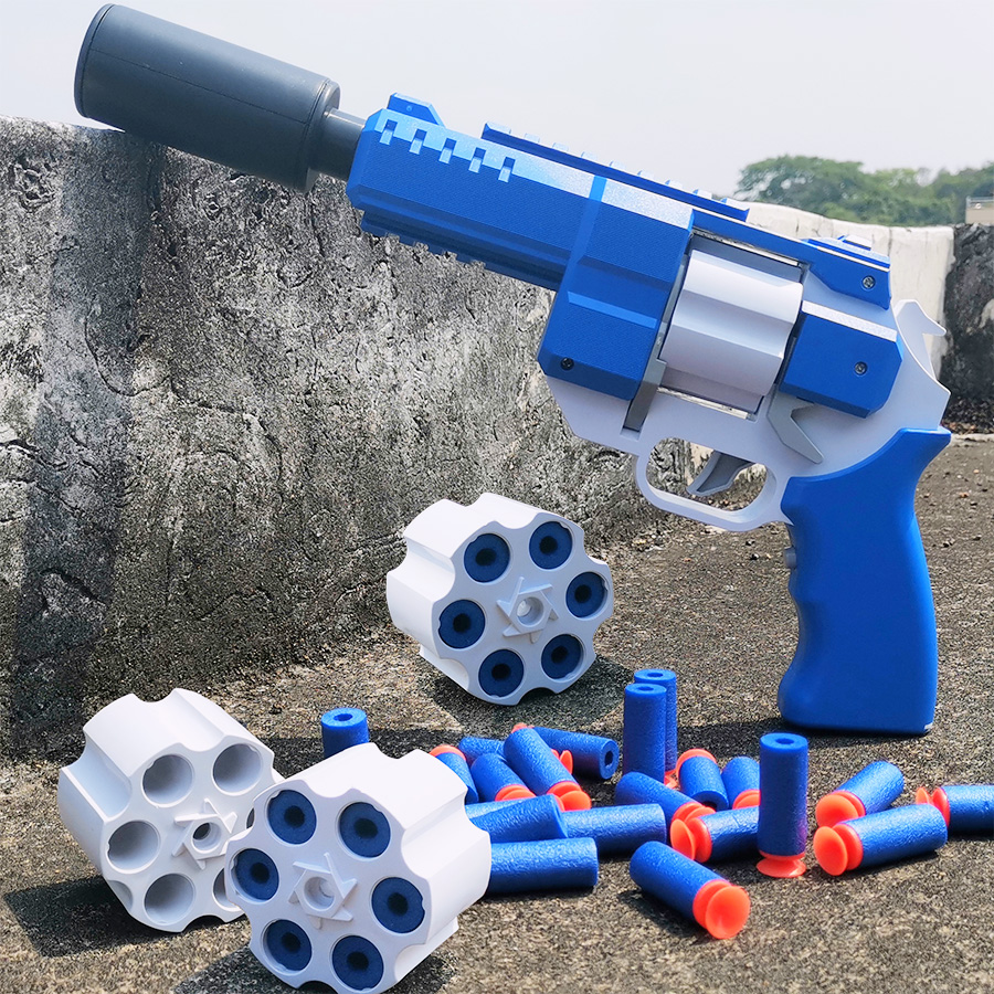 左轮电动连发软弹枪手枪仿真模型儿童玩具抢男孩狙击枪吸盘可发射,淘宝优惠券,粉丝福利购,淘宝优惠卷