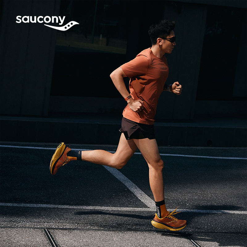 Saucony索康尼Guide向导18男子稳定轻便缓震舒适透气休闲运动跑鞋 - 图3