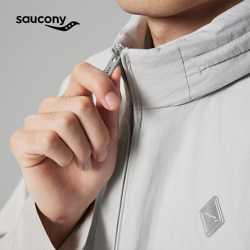 Saucony索康尼官方运动休闲修身两穿柔软防泼水立领羽绒马甲,淘宝优惠券,粉丝福利购,淘宝优惠卷