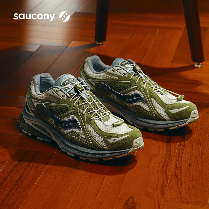 Saucony索康尼官方KINVARA 4RE男女复古情侣厚底休闲运动跑鞋K4