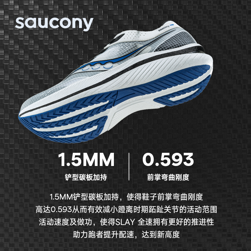 Saucony索康尼SLAY全速全掌碳板竞速专业马拉松男跑步鞋减震回弹 - 图3