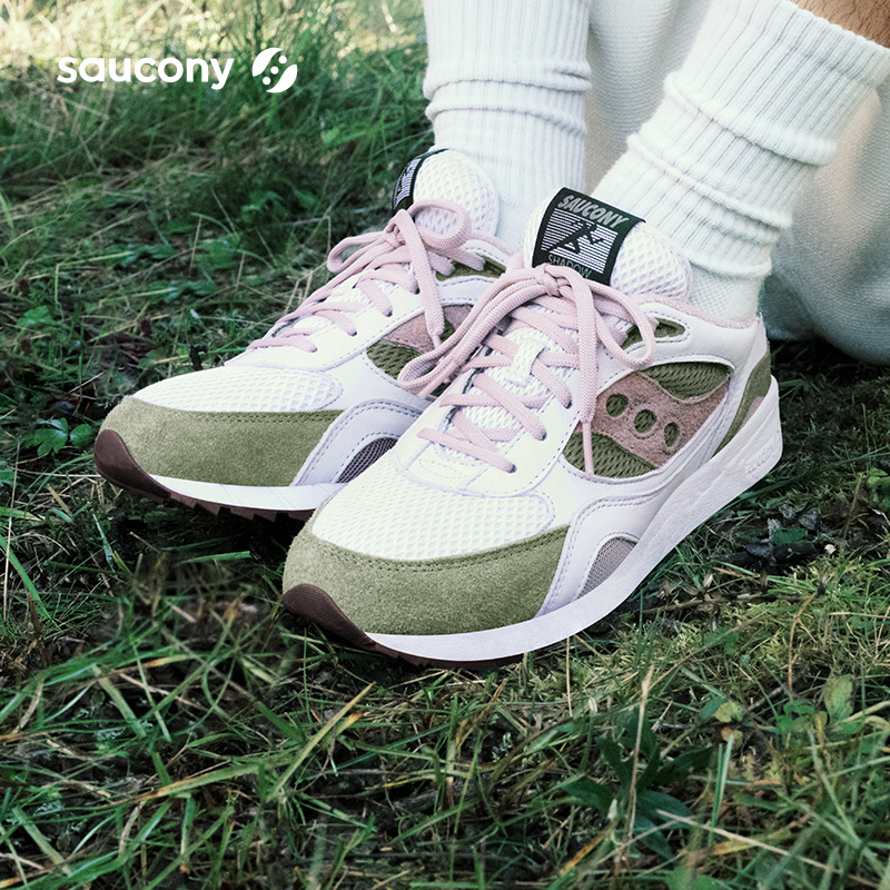 Saucony索康尼SHADOW 6000豆沙鞋丨情侣复古休闲鞋男运动鞋子女-图0