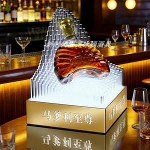 LED马爹利发光酒座酒吧洋酒红酒底座ktv创意酒瓶底座香槟王展示架