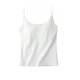 Camisole ສີຂາວຂອງແມ່ຍິງທີ່ມີ pads ເຕົ້ານົມ
