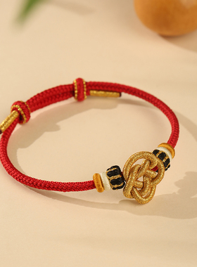 龙结女式线绳民族风手工编织