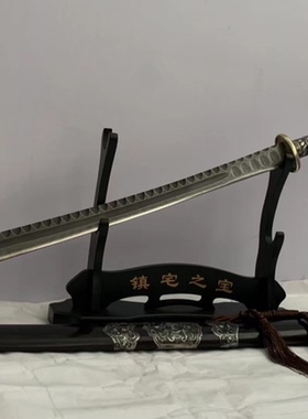 户撒非物质文化遗产纯手工锻打制作马刀 工艺品 摆件 未开刃