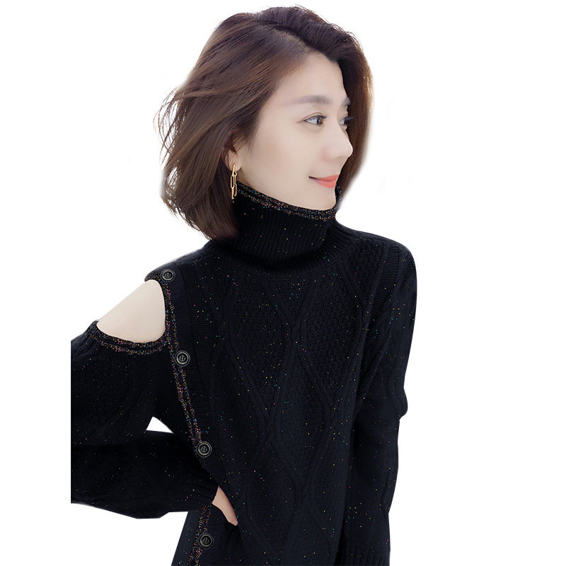 欧洲站秋冬女装2020新款毛衣裙子 娇奴姬连衣裙