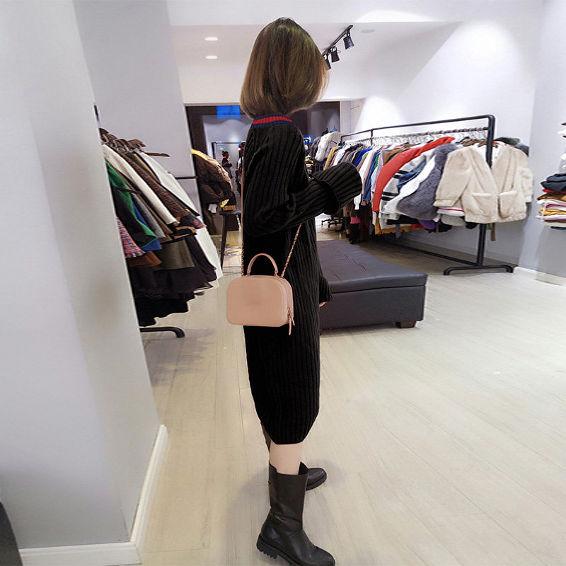 欧洲站2020秋季新款欧货红色连衣裙 娇奴姬连衣裙