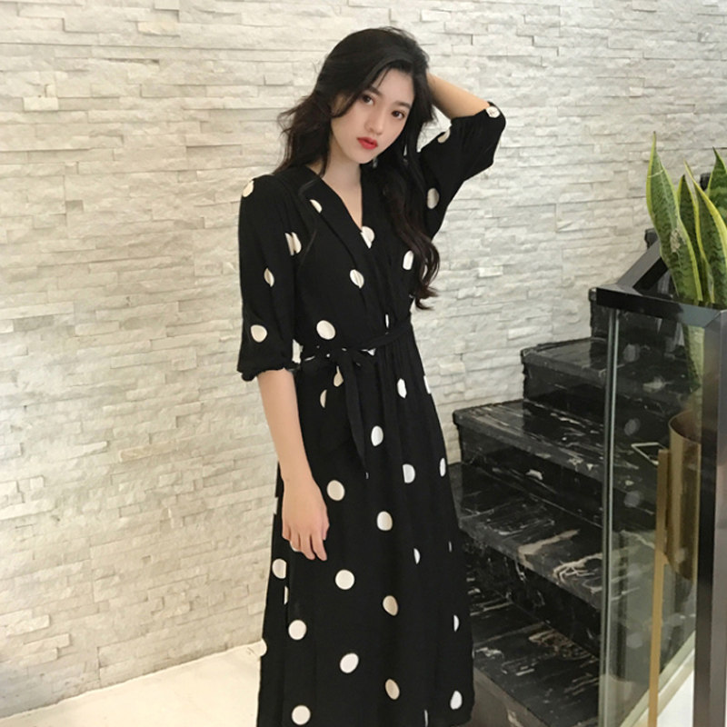 哺乳夏装外出胖mm雪纺显瘦春秋长裙 宫适哺乳衣/月子服