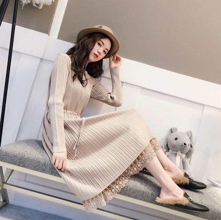 哺乳装外出时尚春秋冬新款连衣裙 宫适哺乳衣/月子服