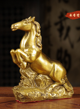 木香黄铜招财简约风客厅摆件