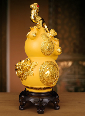 招财进宝葫芦摆件聚财福禄