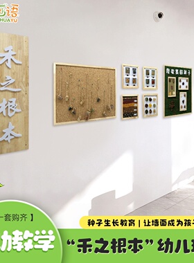 幼儿园植物角展示学习科普种子