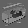 Back filter ecological turtle tank