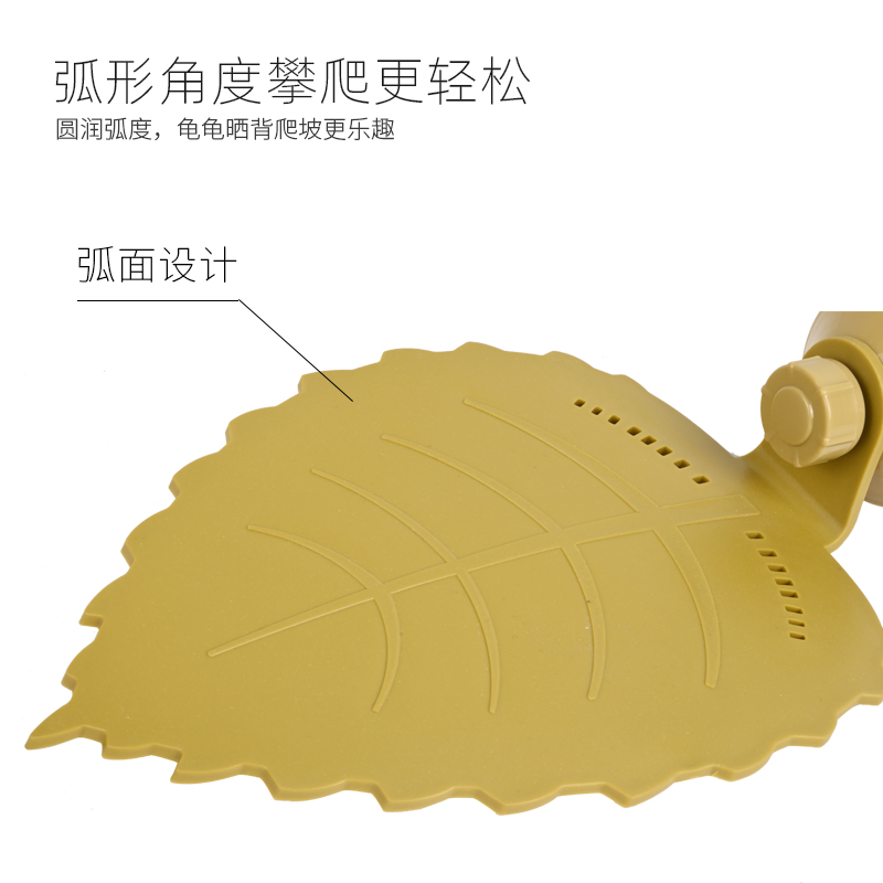 乌龟爬坡晒台巴西龟缸小号造景剃刀黄头深水浮台吸盘爬梯爬坡浮岛 - 图3