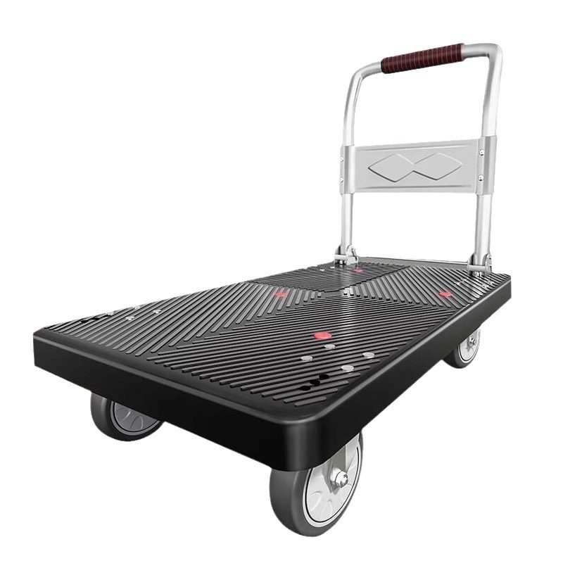 静音四轮平板车折叠拉货车搬运小推车买菜小拖车手推车搬家小拉车,淘宝优惠券,粉丝福利购,淘宝优惠卷