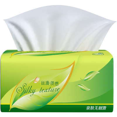 锦之羽家用抽纸400张4层大包厕纸加厚纸巾抽纸餐巾纸