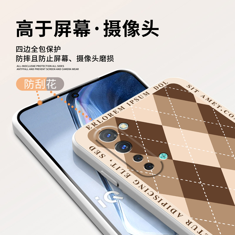 适用OPPOReno3手机壳OPPO Reno3Pro液态硅胶软壳女Reno3元气版手机套女款5G直边高级感Por全包防摔外壳女生潮 - 图2