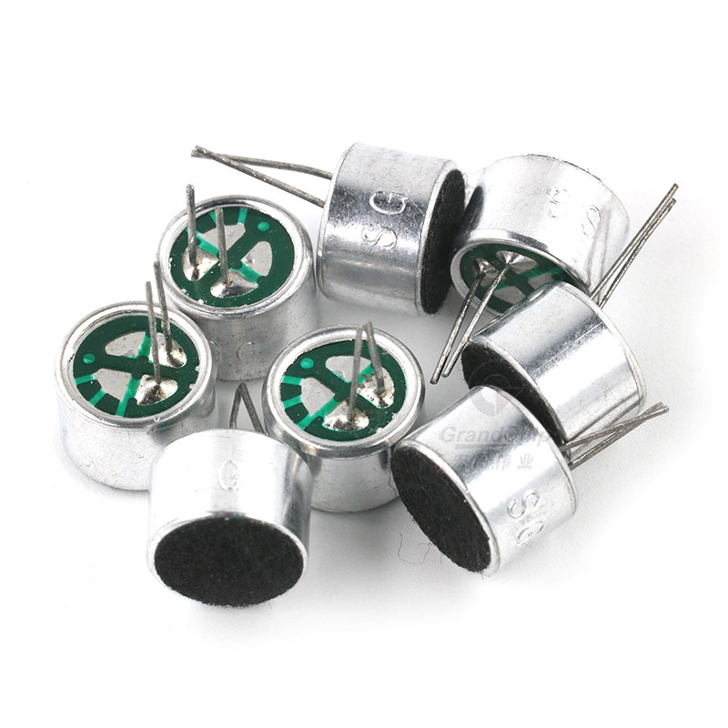 宏图伟业9767咪头电容式驻极体麦克风话筒6*2.2/5mm拾音器50/52DB - 图0