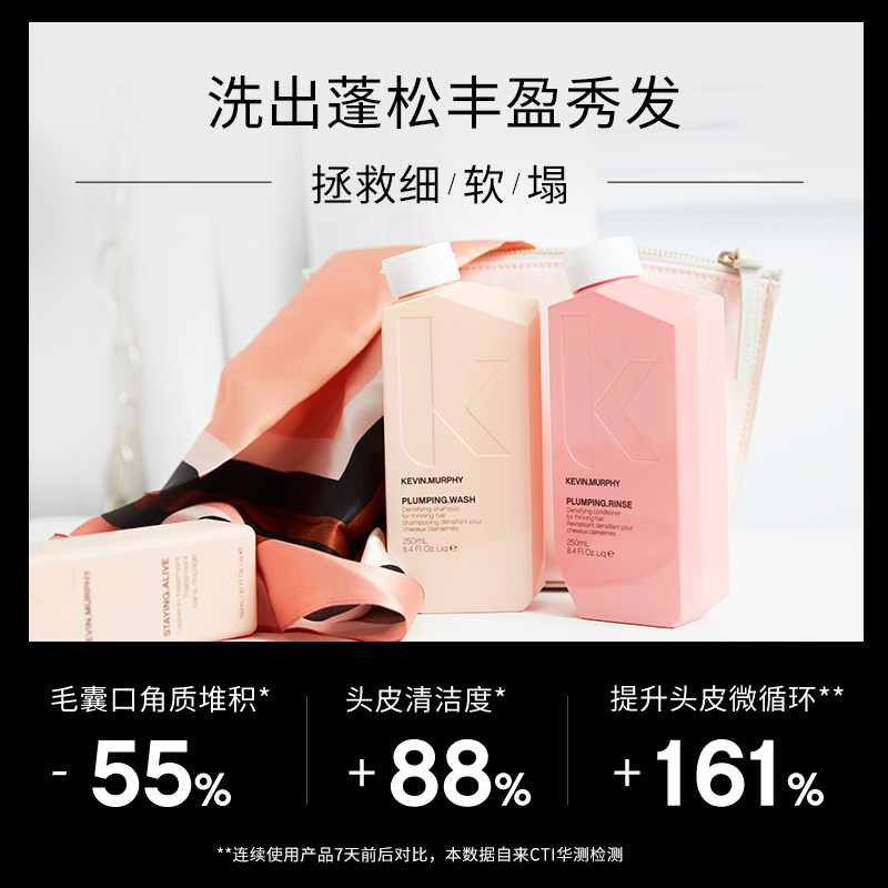 KEVIN.MURPHY KM乒乓丰盈蓬松固发洗发水强韧丰盈控油防毛躁顺滑 - 图0