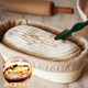 Handmade Indonesian rattan bread fermentation basket