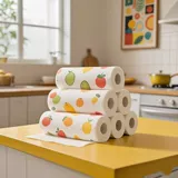 Кухонная бумага висят тип, мытья посуды, мощное поглощение воды и масла, очистка кухни легче, ткани, ленивые люди уходят