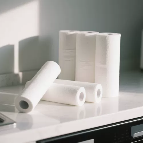 Кухонная бумага висят тип, мытья посуды, мощное поглощение воды и масла, очистка кухни легче, ткани, ленивые люди уходят