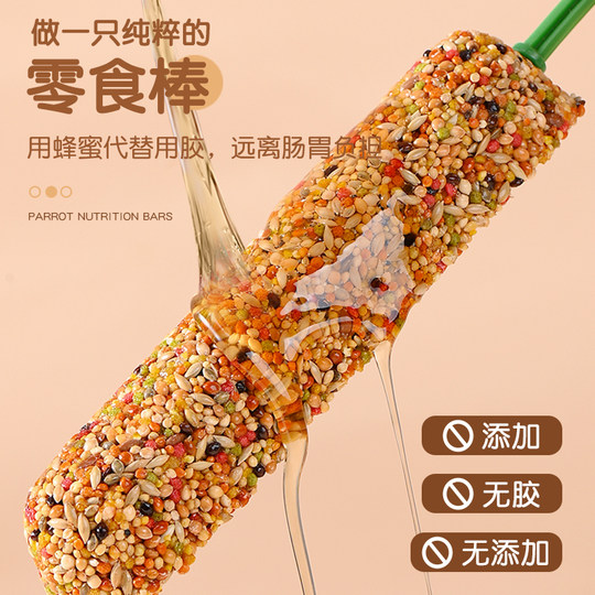 Little sunbird parrot molar stick to grind teeth and strengthen teeth