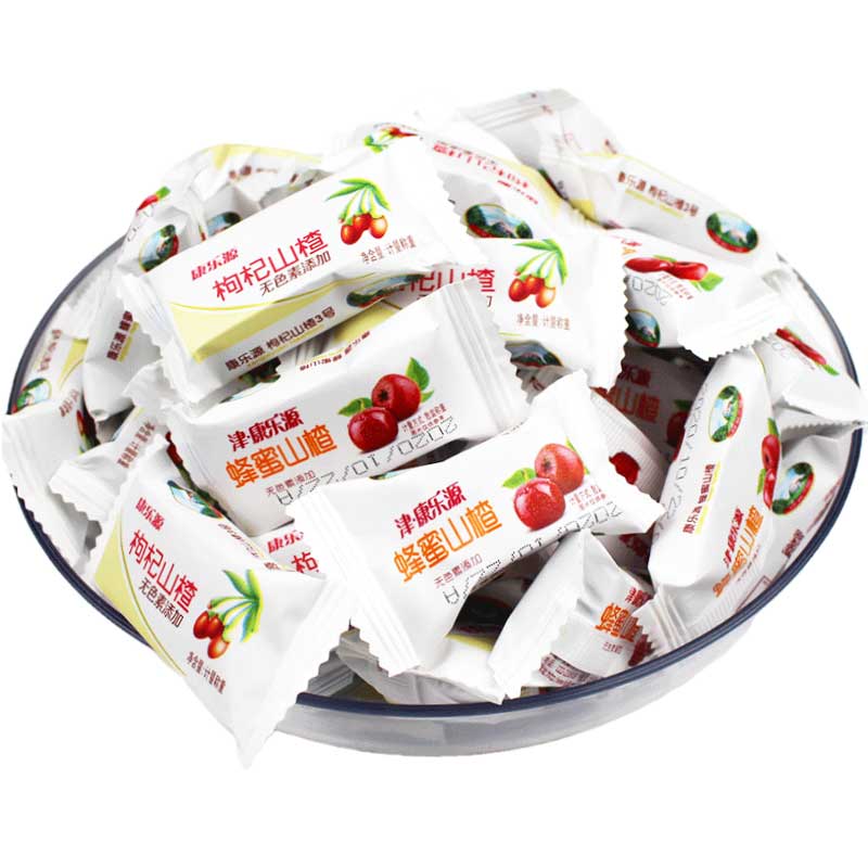 山楂卷果丹皮小包袋散装山楂果脯山楂条老式卷小吃网红零食品整箱-图2