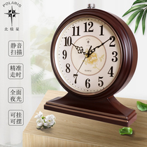 Seat Clock Pendulum piece Creative personality Desktop Clock Home Bedroom mute Desktop Clock Eurowatch Arctic Star